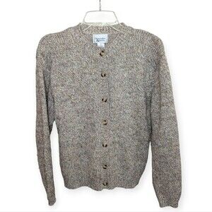 3/$30 Vintage 90s Grandpa cardigan neutrals